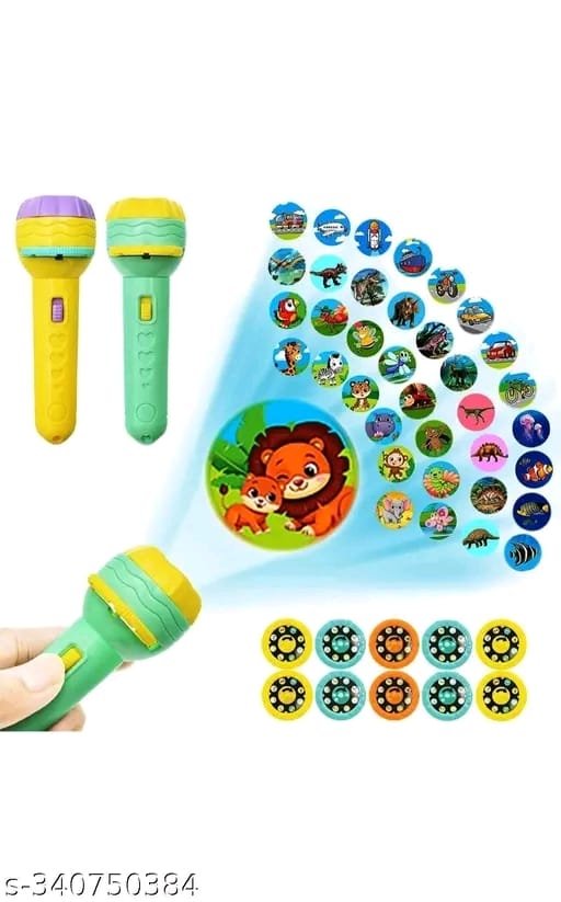 Kids Mini Slide Projector Torch – Fun Learning Night Light & Flashlight Toy