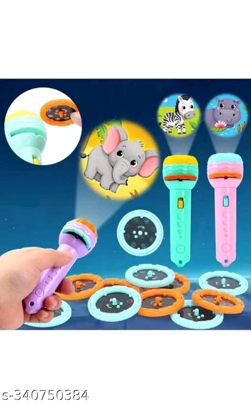Kids Mini Slide Projector Torch – Fun Learning Night Light & Flashlight Toy
